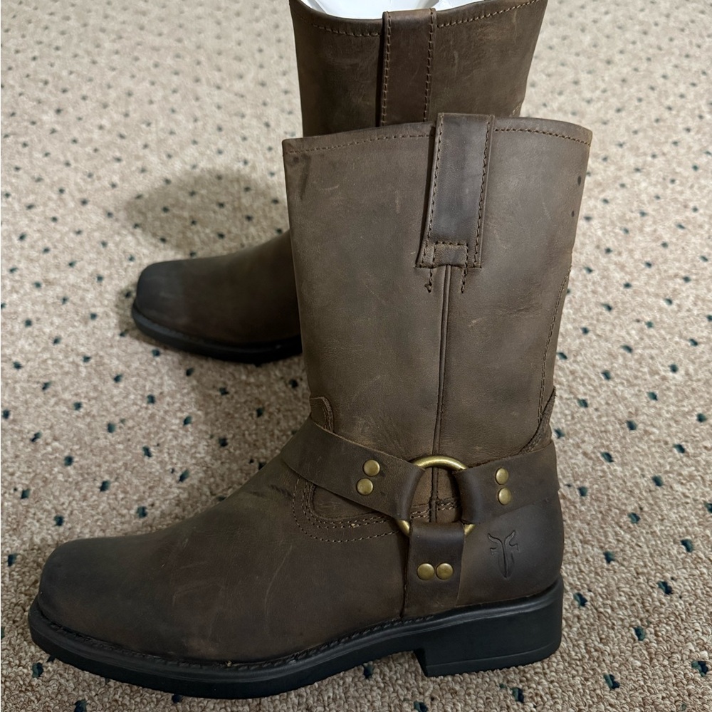 Frye Kids Brown Leather Boots